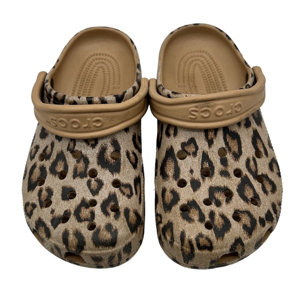 CROCS Shoes - Crocs Classic Cheetah Print Clog Shoes